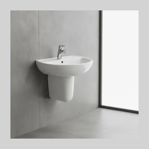 KOLO Rekord ovalni zidni lavabo 55 × 42 cm beli (K91155)