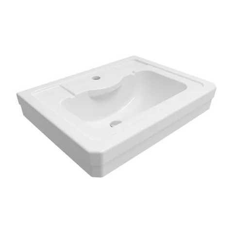LAVABO VERONA CLASSICO 60X45 SJAJ BELI
