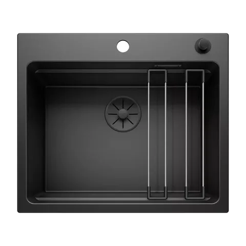 BLANCO SUDOPERA ETAGON 6 BLACK PČ+PRIBOR SILIGRANIT 526339