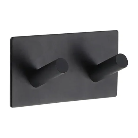 zidni civiluk TENDANCE 3M 2 kukice 9*3*4.5cm metal crni 9056103