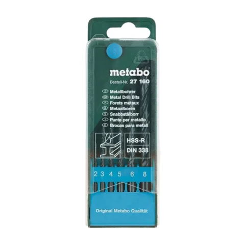 METABO set burgija HSS 6kom /16087