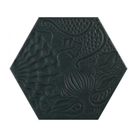 HEX.GAUDI BLACK 22×25