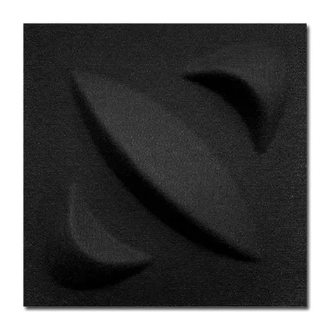 Zidni dekorativni panel Ecoline – EL ORION 400×400 (Crna)