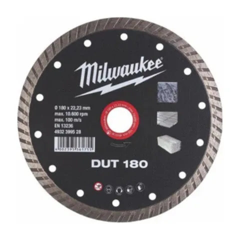 Milwaukee – Dijamantska ploča za sečenje DUT 180 x 22.23 mm – 4932399528