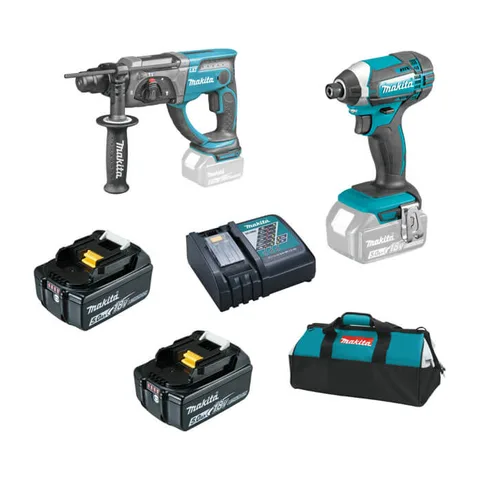 Makita set 2 aku bušilice i 2 baterije (SETALATA2)