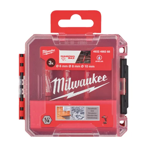 Milwaukee – Set dijamatskih burgija 3/1 – 4932498368