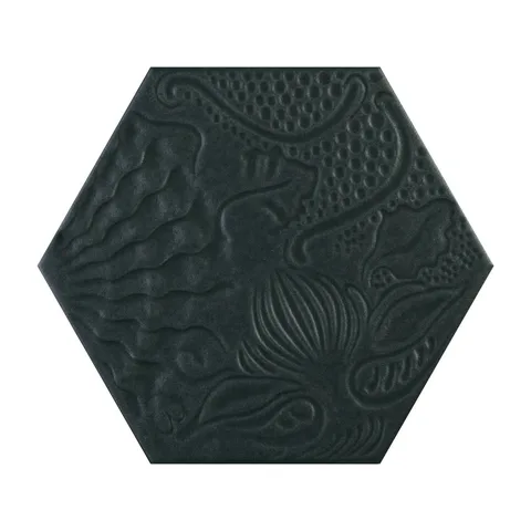 Gaudi Black Hexagon 22×25