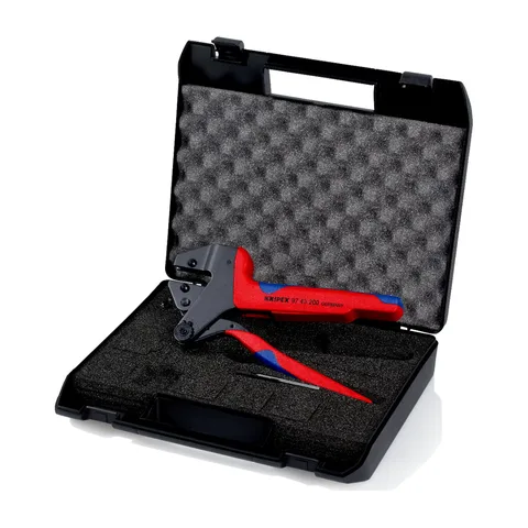 Knipex – Klešta za krimpovanje bez čeljusti u koferu – 97 43 200