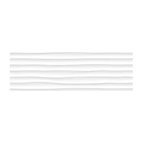 White Dekor Liso Dune 25x75cm