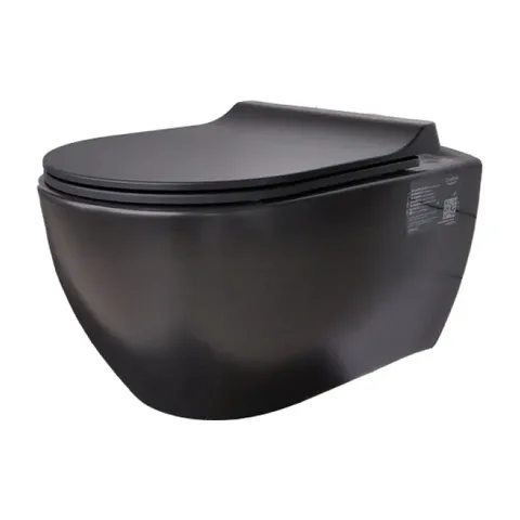 WC ŠOLJA CITY CRNA RIMLES