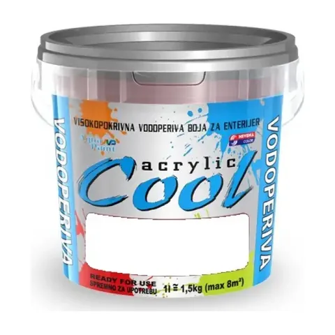 Akrilna boja za zidove Nevena color Cool Acrylic, 1 l