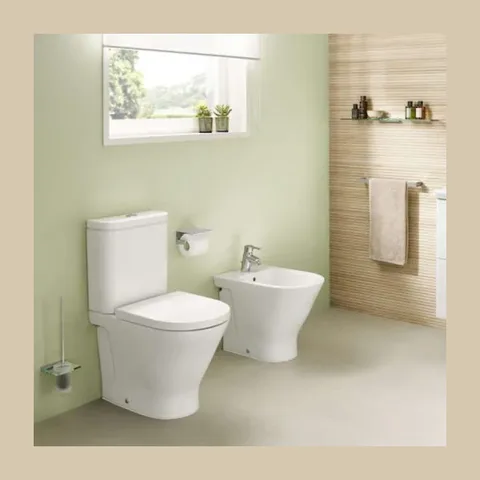 ROCA GAP Round Monoblok WC šolja – COMPACT