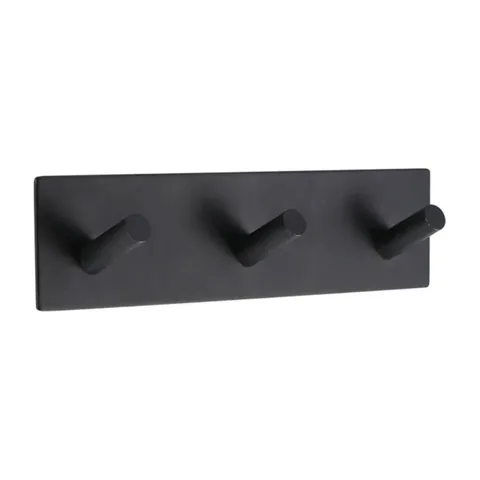 zidni civiluk TENDANCE 3M 3 kukice 18*3*4.5cm metal crni 9057103