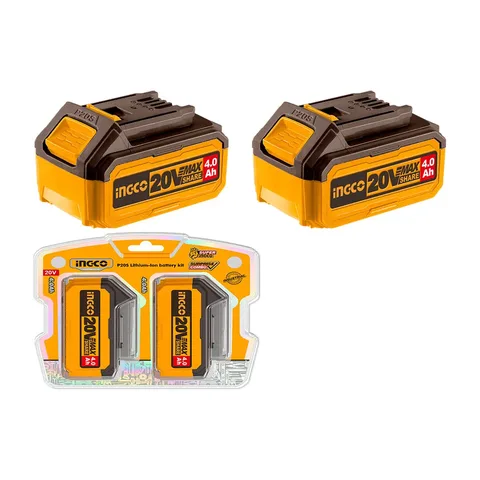 COSLI240312E SET BATERIJA 2X4AH INGCO