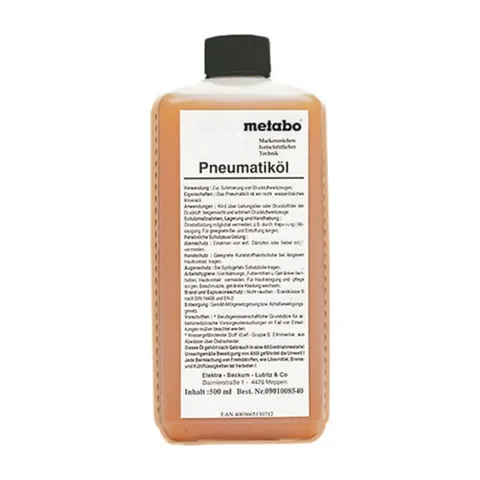 Metabo ulje za podmazivanje pneumatskih alata 0,5l 901008540