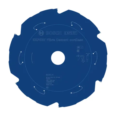 Bosch – EXPERT List kružne testere za vlaknasti cement za akumulatorske alate 216x30x2/1.4x6T – 2608902202