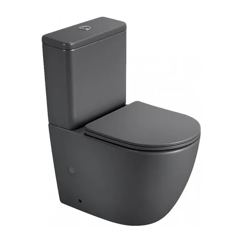 Monoblok WC šolja Siva Perla Compact Dark Grey