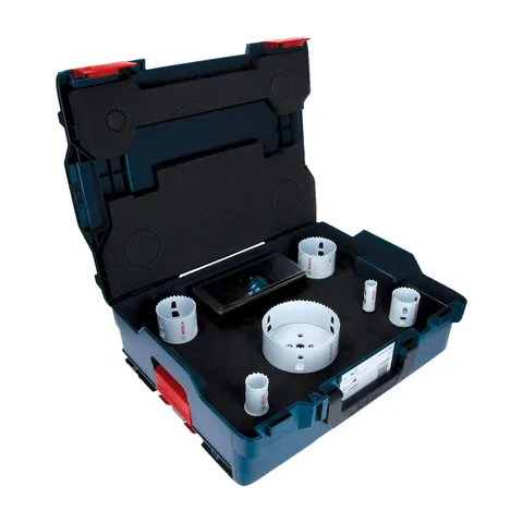Bosch – Progressor set krunskih testera za drvo i metal, 8-delni, L-BOXX – 2608594270