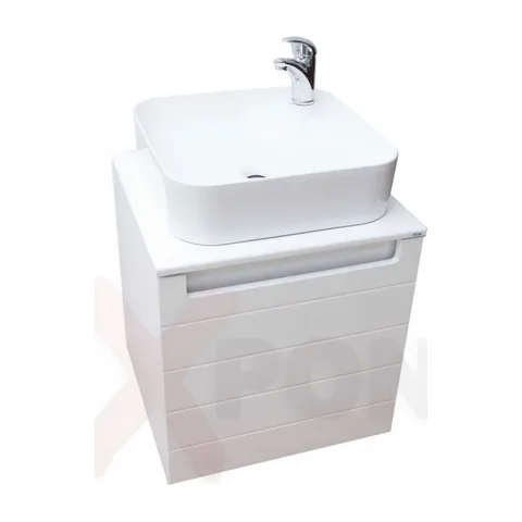 Ormar za kupatilo ART konzolni 50 cm i umetnički lavabo 35-800-A5