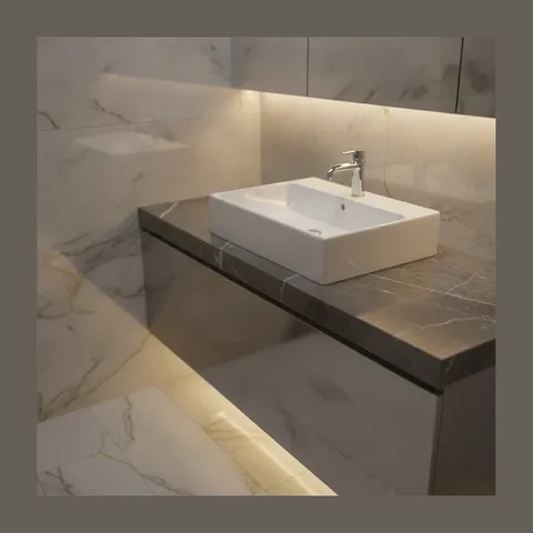 AXA Normal zidni, nadgradni i ugradni lavabo 60 × 45 cm beli sjaj (WS11101F)