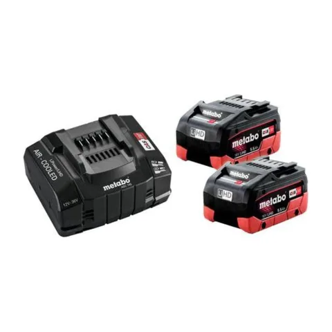 Metabo Basic SET 2x baterije LiHD 5.5 Ah SE + 1x brzi punjač ASC 145, 685190000