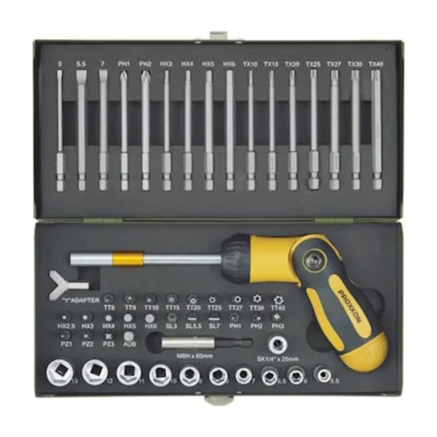 PROXXON – Set nasadnih ključeva + bit nastavaka 1/4″ 54/1 – P23104