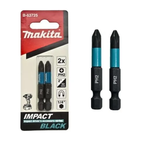 Makita – Impact black bit PH2-50mm – B-63725