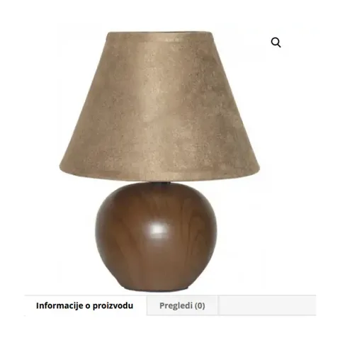 ESTO- LAMPA, E14, STONA, TERRA, H240, BRAON, 992189