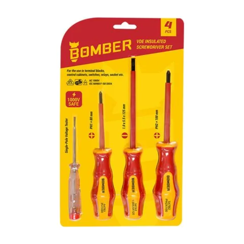 Bomber – Set VDE odvijača Bomber 4 kom – 072338