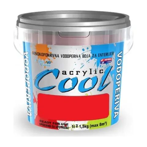 COOL-ACRLYLIC 1L-CRVENA 7