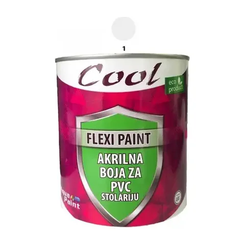 COOL-BOJA ZA PVC FLEXI PAINT 0.65L BELA