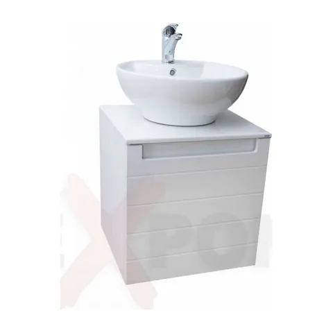 Ormar za kupatilo ART konzolni 50 cm i umetnički lavabo 35-800-A4