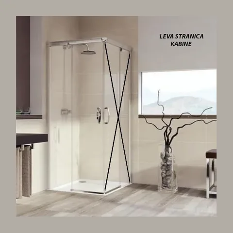 HUPPE AURA ELEGANCE 1/2 KLIZNA VRATA 125 LEVA POLOVINA (403612087321)