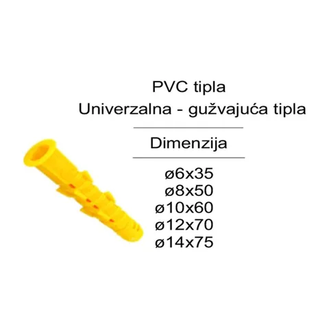 Tipl dugi 120 mm (10×60)