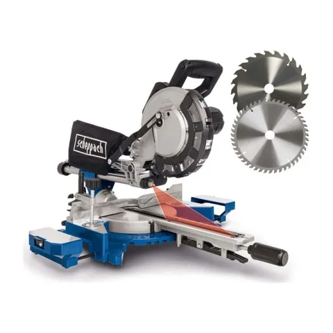 Scheppach potezno nagibna testera 216mm HM216 2000W + 2 lista testere
