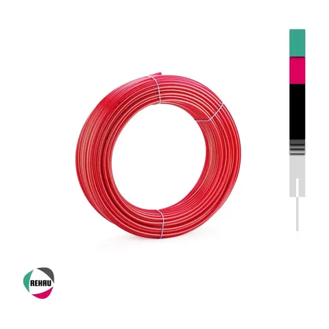 REHAU Rautherm S cev PE-Xa 17×2.0 mm – crvena, kotur 500 m