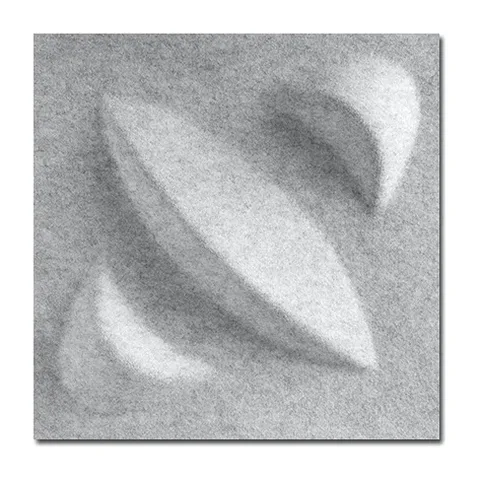 Zidni dekorativni panel Ecoline – EL ORION 400×400 (Siva)