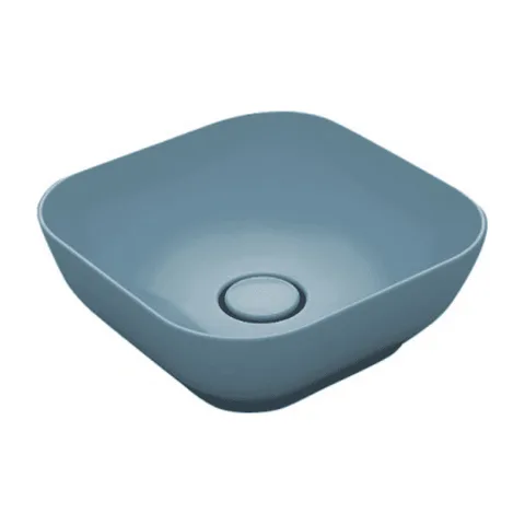 Lavabo OLYMPIA TREND 38×38 – tirkizni