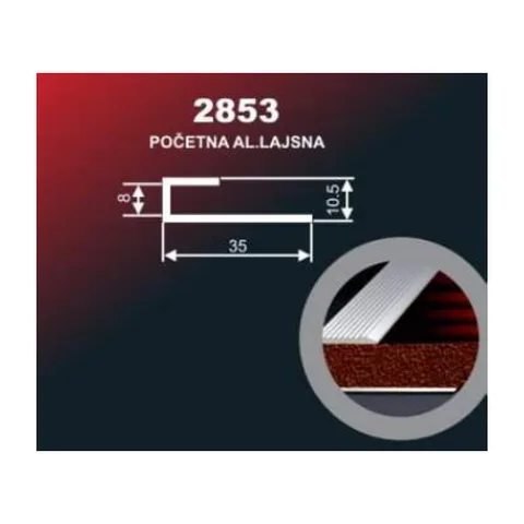DOMIS 0.90M 2853 ZLATO ALUMINIUM ZAVRSNA