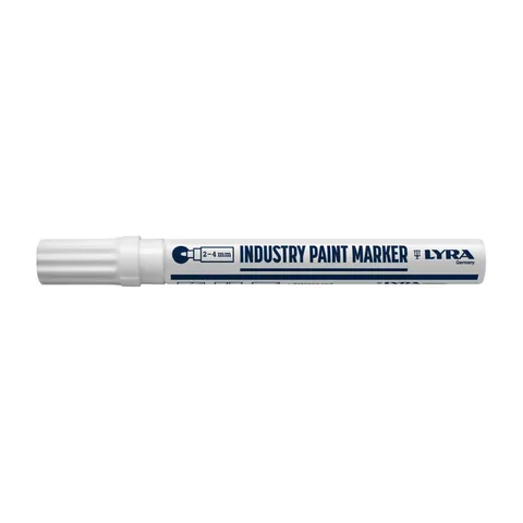 LYRA – Industrijski marker, beli, 1 komad – L4040001-1