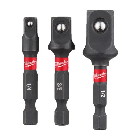 Milwaukee – Set adaptera Shock Wave Impact Duty 3 kom. – 4932479228