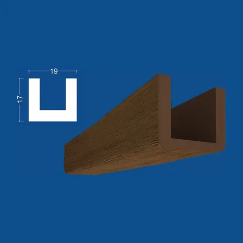Imitacija drvene grede BR-04 tamna 3m