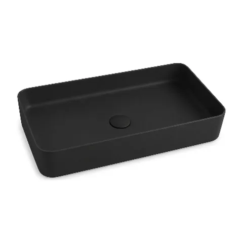 OLYMPIA Nadgradni Lavabo Smash 65×40 – Crni Mat