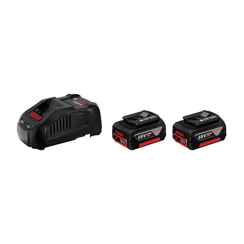 BOSCH starter set GBA 18V 2×5,0Ah + punjač GAL 1880 CV