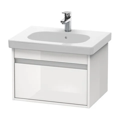 ORMARIĆ SA LAVABOOM 650mm D-CODE/KETHO BELI SJAJ