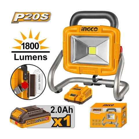 AKU LED REFLEKTOR 1800 LUM 1X2AH