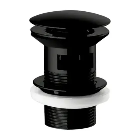 Rubicer Klik-Klak ventil za lavabo i bide crni (RC21031.BLK)