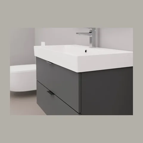 Lavabo sa ormarićem STANCE Antracite 85×46