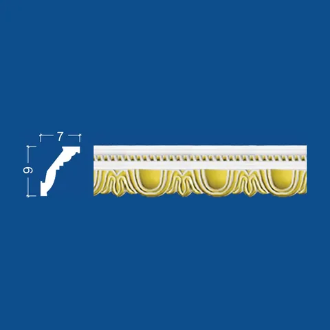 Stiropor ornament lajsna B-34 Gold