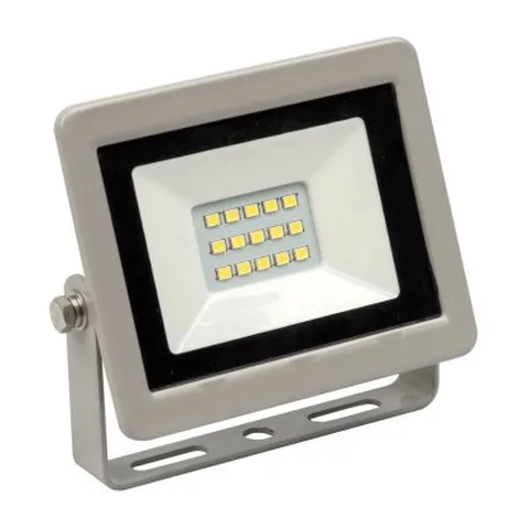 Led reflektor 10W SMD 6000K slim sivi Lynco